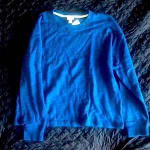 🔹3/$15 NWT J.Crew boxy Malibu terry crew neck sweatshirt in seaport blue